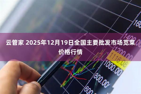云管家 2025年12月19日全国主要批发市场苋菜价格行情