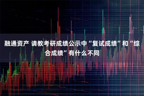 融通资产 请教考研成绩公示中“复试成绩”和“综合成绩”有什么不同