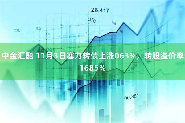 中金汇融 11月3日塞力转债上涨063%，转股溢价率1685%